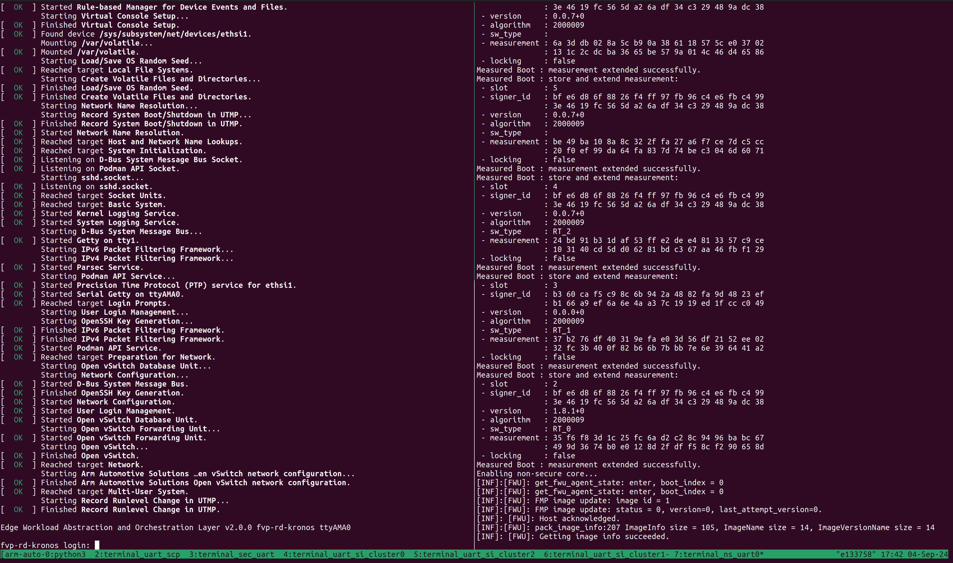 Arm Auto Solutions Secure Firmware Update Baremetal FVP Windows